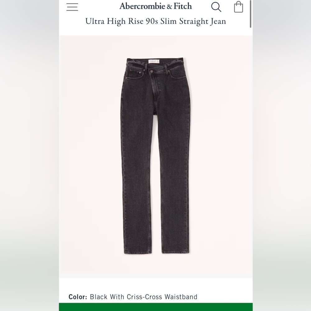 Abercrombie Ultra High Rise 90’s Slim Straight (26)